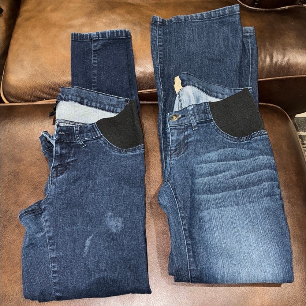 Maternity Motherhood Women's Dark Blue Skinny Jeans